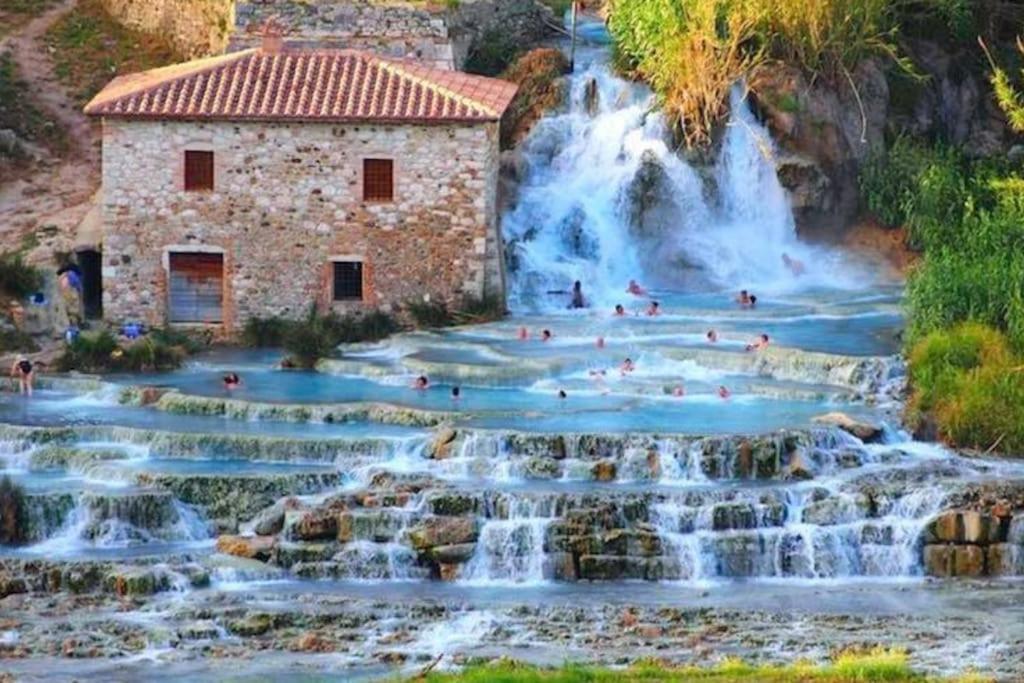 38-Volpini House In Amiata - Val D'Orcia, Saturnia, Feste&Sagre كاستل ديل بيانو المظهر الخارجي الصورة